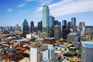 The Dallas, Texas skyline