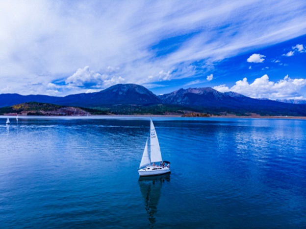 Sailboat in Lake Dillon, Colorado