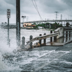 Water,Coming,Over,The,Streets,In,Kemah,During,Hurricane,Harvey