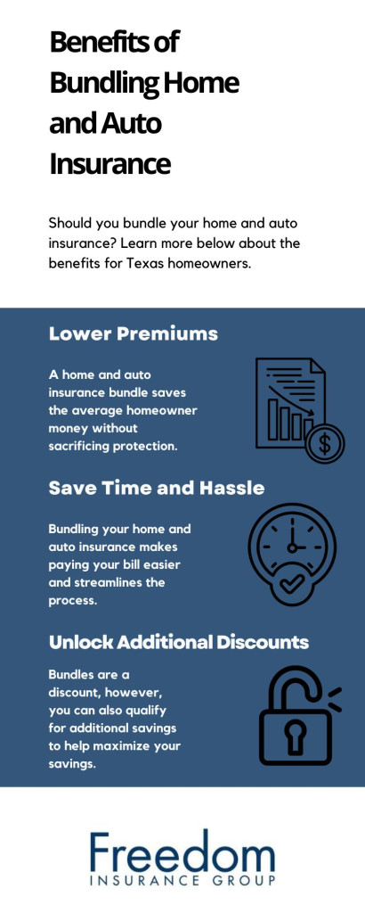 Reasons for bundling home and auto insurance together.