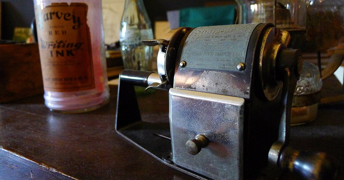Bedford School, 2400 School Ln Bedford Pencil Sharpener and Writing Ink