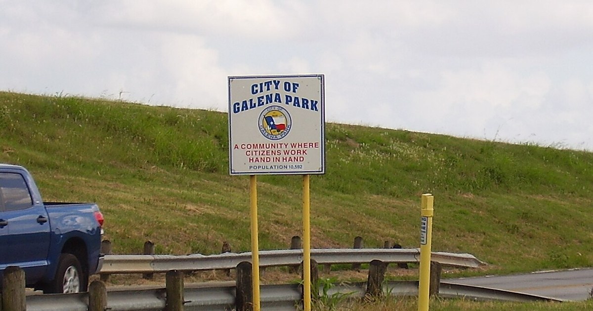 Galena Park welcome sign GalenaParkWelcomesignTX