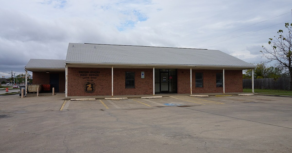 The United States Post Office in Lavon , Texas ( United States ). Lavon November 2015 2 (United States Post Office)
