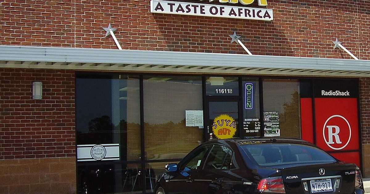 Suya Hut, a restaurant that serves Suya , located in Meadows Place, TX SuyaHutMeadowsPlaceTX