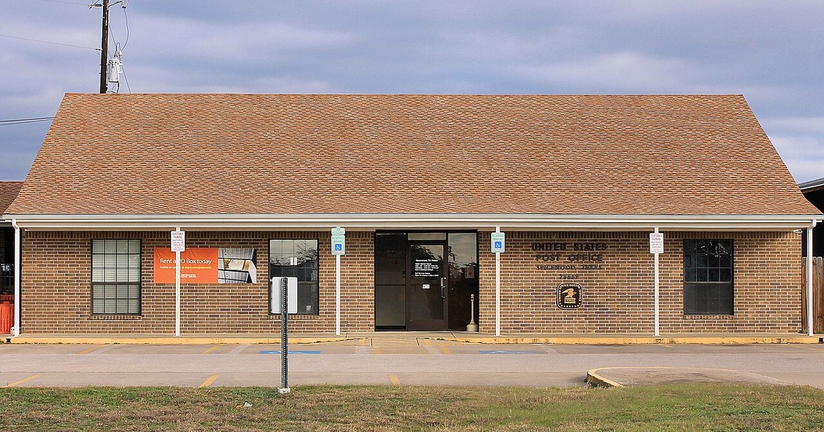 The United States Post Office in Spicewood, Texas, United States. Spicewood Texas Post Office