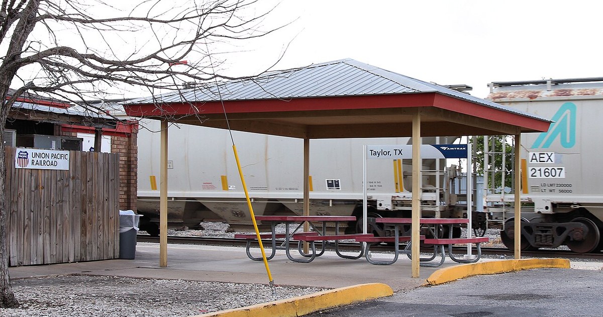 Taylor Amtrak station in Taylor, Texas, United States. Taylor Station Taylor Texas