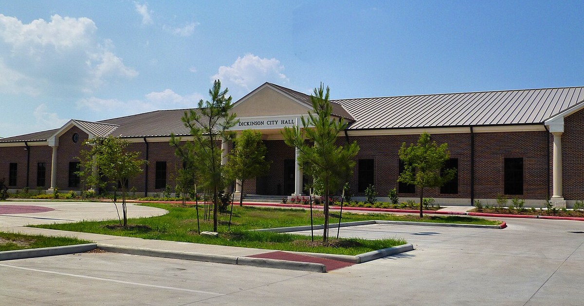 City Hall. Dickinson, Texas, USA. 77539 Dickinson Texas City Hall