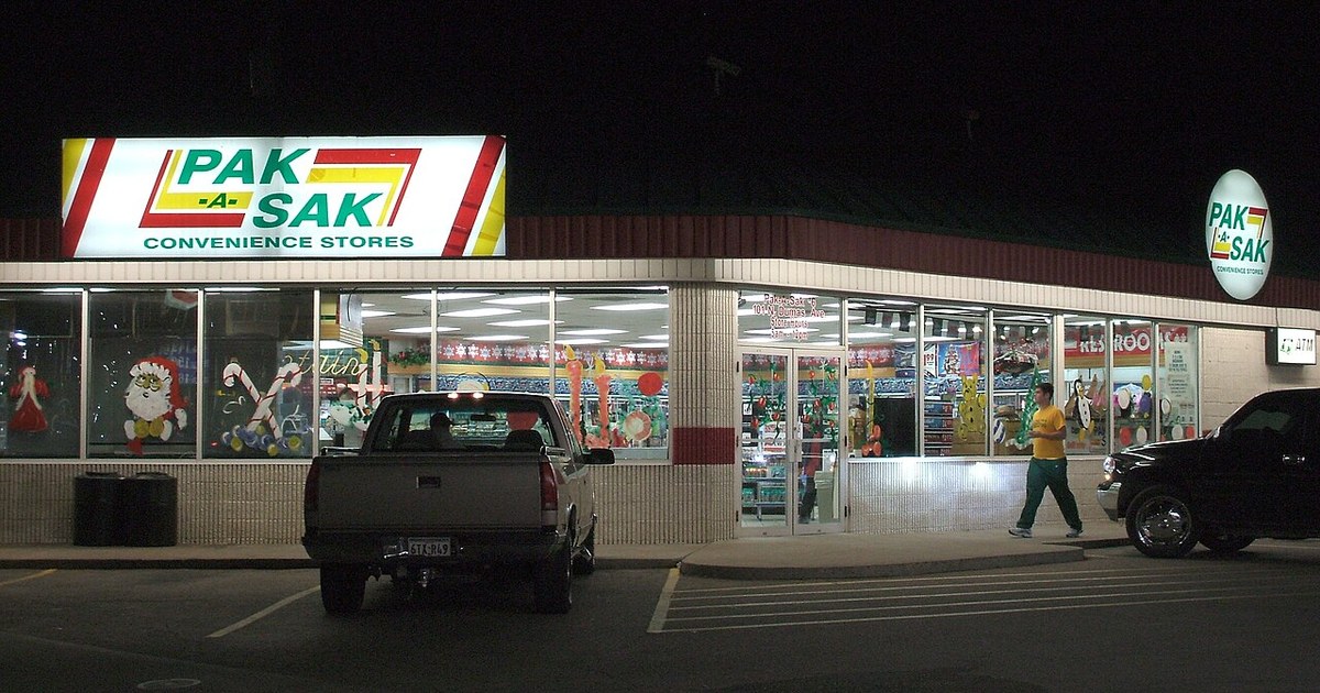 Pak-A-Sak convenience store in Dumas, TX. PakASakStoreDumasTX