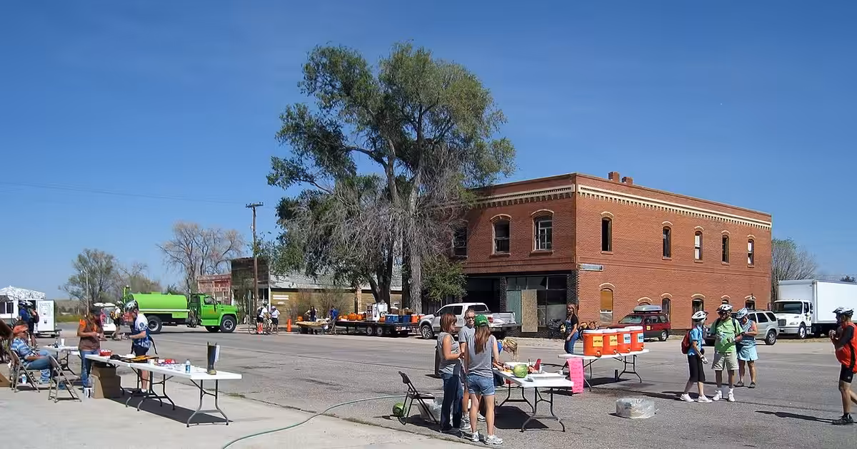 Picture taken during the 2012 Pedal the Plains Eckley Co Town Center