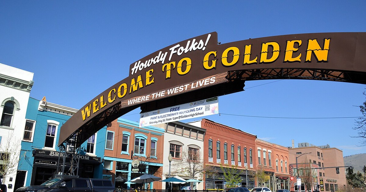 The town of Golden home of Coors located west of Denver Golden (5) (54488008338)