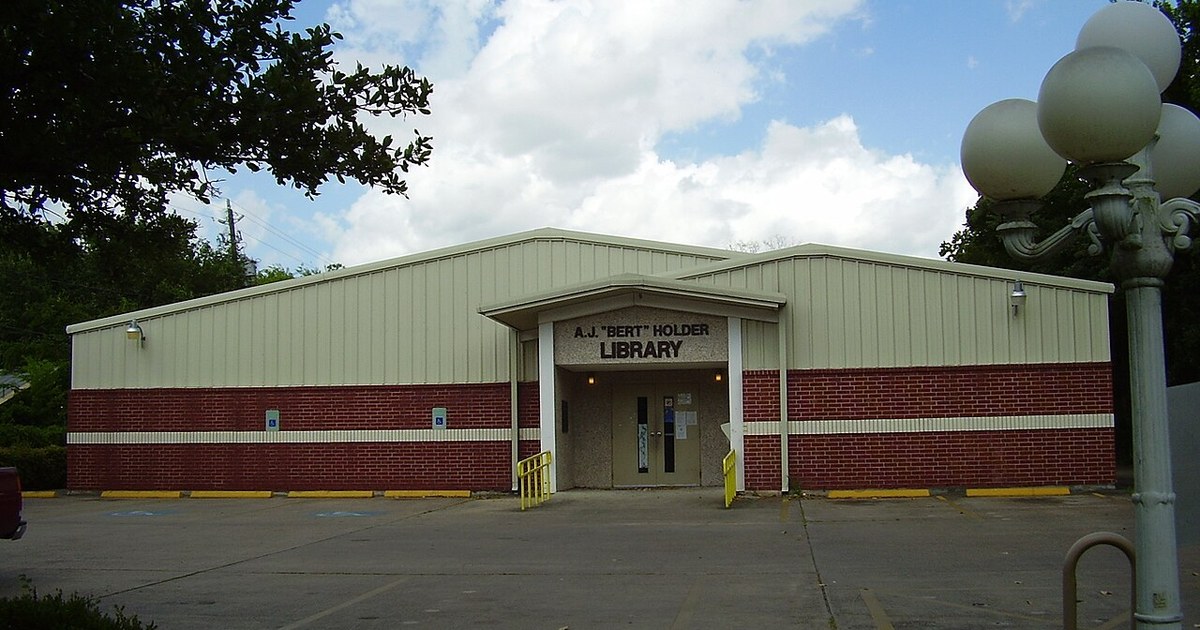 A. J. "Bert" Holder Library in Jacinto City , Texas, United States BertHolderLibraryJacintoCityTX