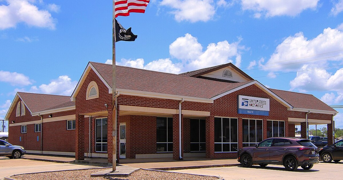 The United States Post Office in Nixon, Texas, United States. Nixon Texas Post Office 2025
