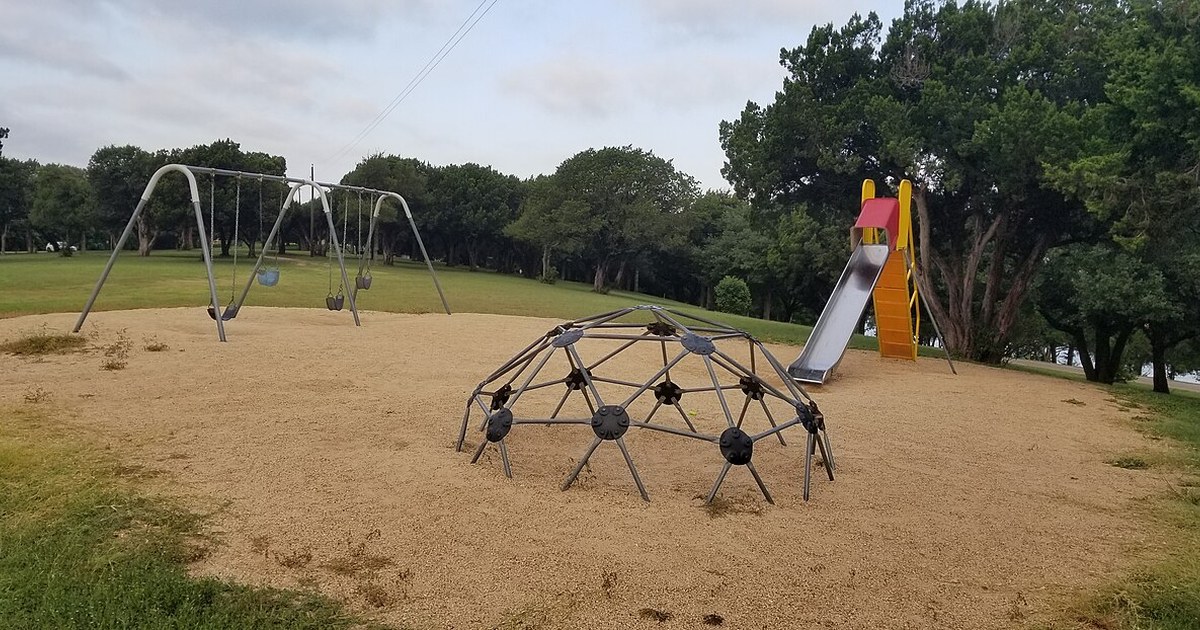 The playground equipment at Woodway Park in Woodway, TX Woodway Park