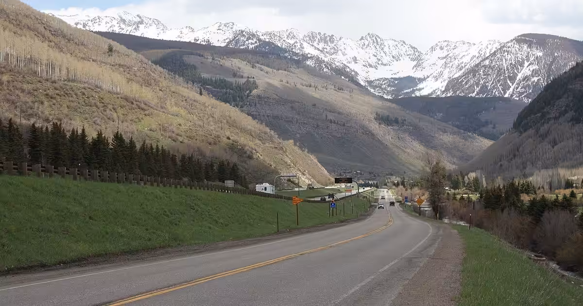 The Gore Range from Vail. Gore Range from Vail, Colorado