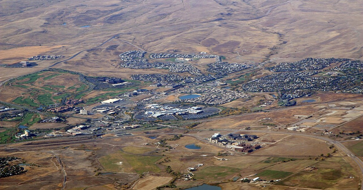 Flatiron Shopping Center, and surrounding: Superior, Colorado. Superior, Colorado