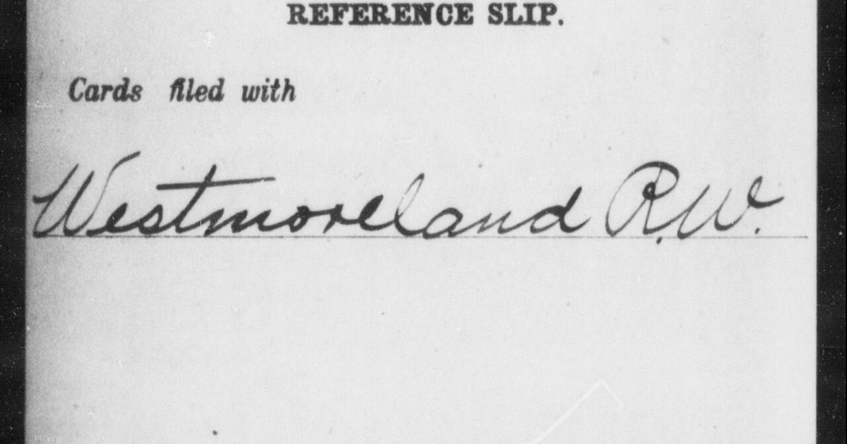 Confederate Soldiers from the State of Tennessee - Westmoreland, Reuben H - Third (Clack's ) Infantry, Rh-Y