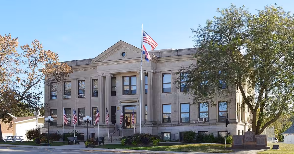 Mercer County, Missouri courthouse in Princeton Mercer County Missouri Courthouse 20151003-051