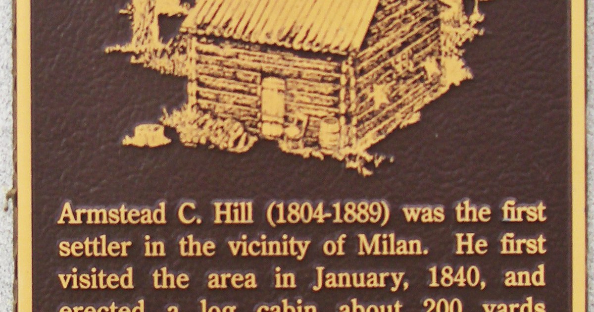 Milan, Missouri historical marker located at the Sullivan County courthouse Milan Missouri history marker