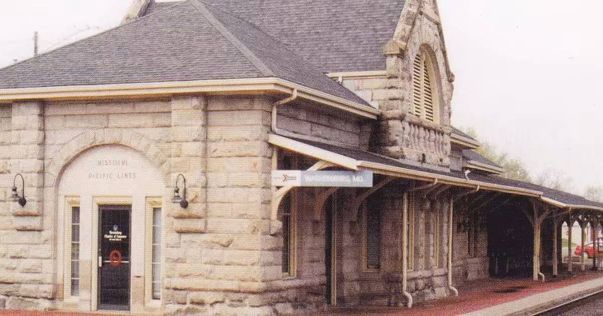 The train depot in Warrensburg, Missouri Train depot in Warrensburg MO